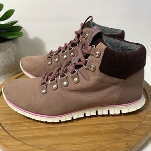 Cole Haan Zerogrand Twilight Hiker Boot Sz 5.5 Waterproof Suede Bootie Gorpcore